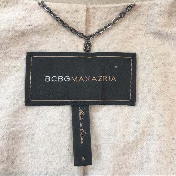 BCBGMAXAZRIA | genuine leather jacket asymmetrical - Picture 4 of 8